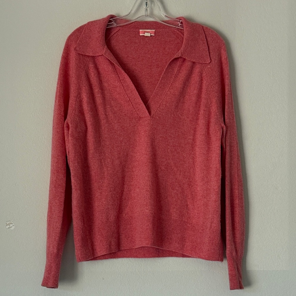 J. Crew Women's V-Neck Sweater, 100% Cashmere